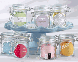 Personalized Glass Jar Favors